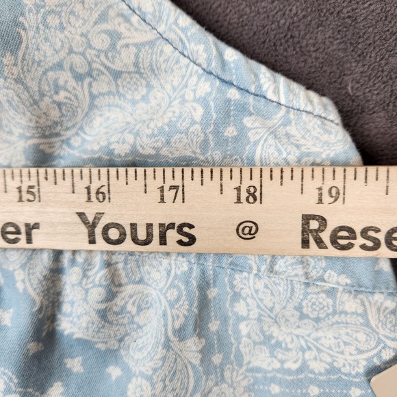 Wrangler Retro Americana Rodeo Raw Hem Cross Back Tank Top Large‎ Blue Bandana - Picture 8 of 10